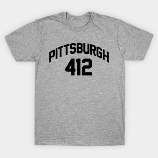 Pittsburgh Area Code 412 T-Shirt